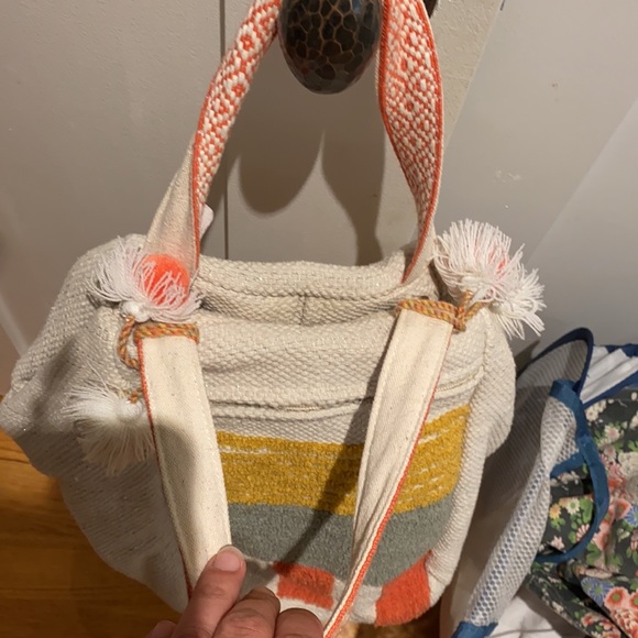 America and beyond boho backpack convertible tote - Picture 5 of 6